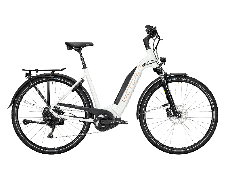 Victoria eTrekking 10.9 misty white / silver 2021 - 500 Wh 28
