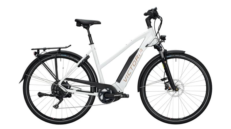 Victoria eTrekking 10.9 misty white / silver 2021 - 500 Wh 28