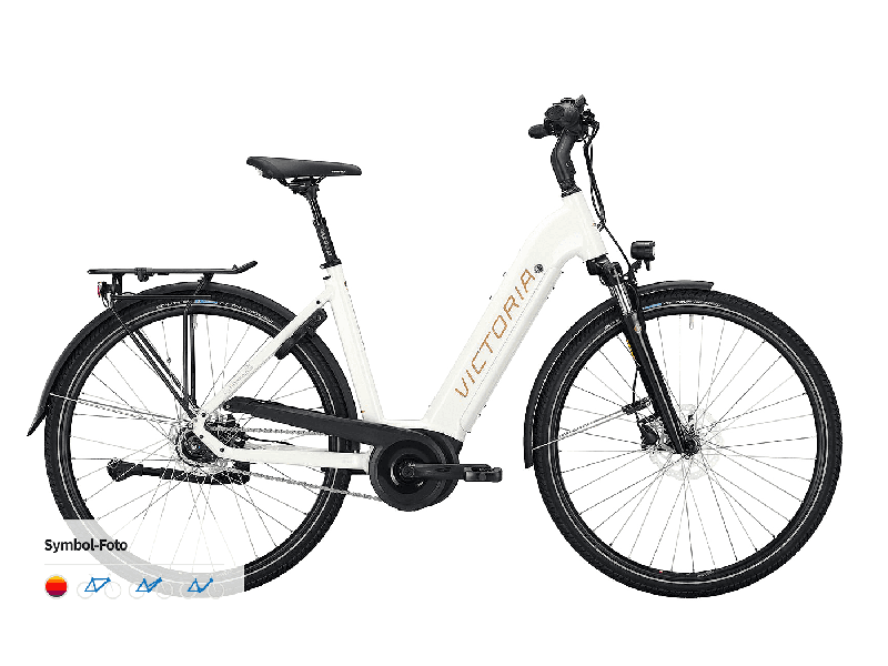 Victoria eTrekking 11.6 deep black matt / blue 2021 - 500 Wh 28