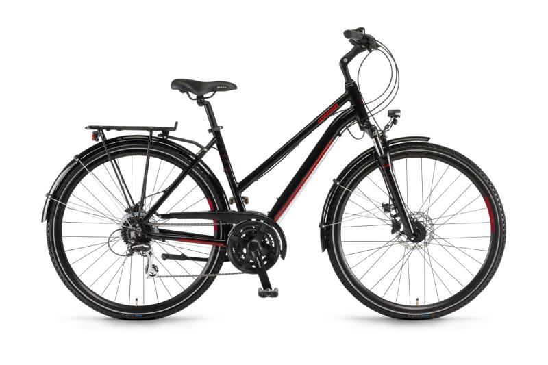 Winora DOMINGO 24DISC Schwarz / Lasurrot  2021 - 28