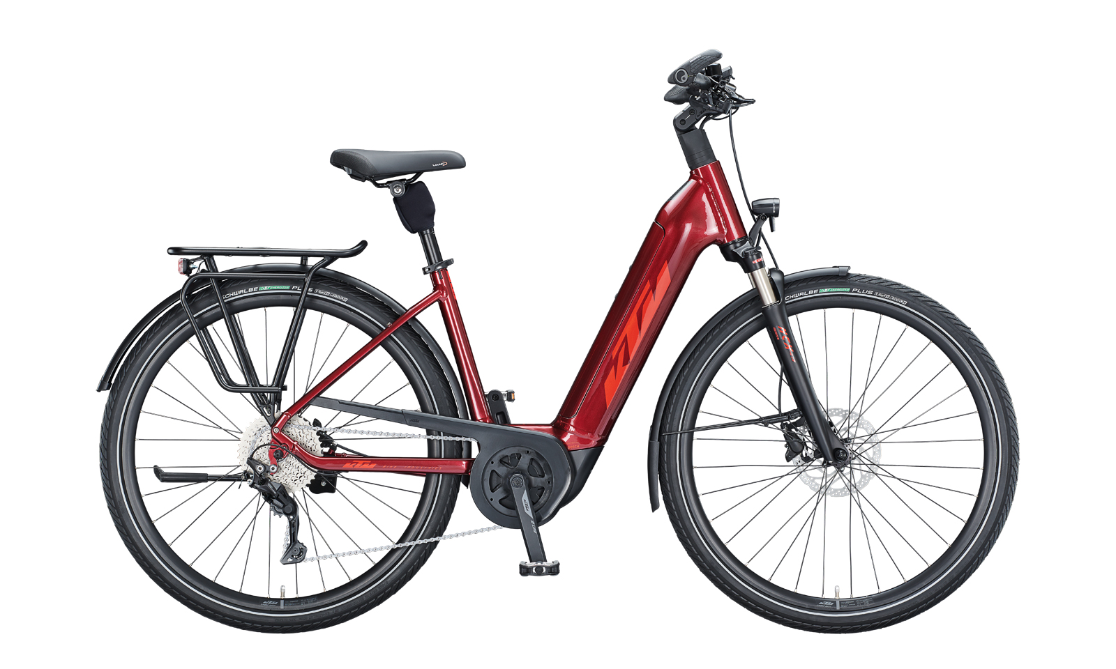 KTM MACINA TOUR P610 Dark Red ( Fire Orange Black )  2021 - 625Wh 29&quot; US -  