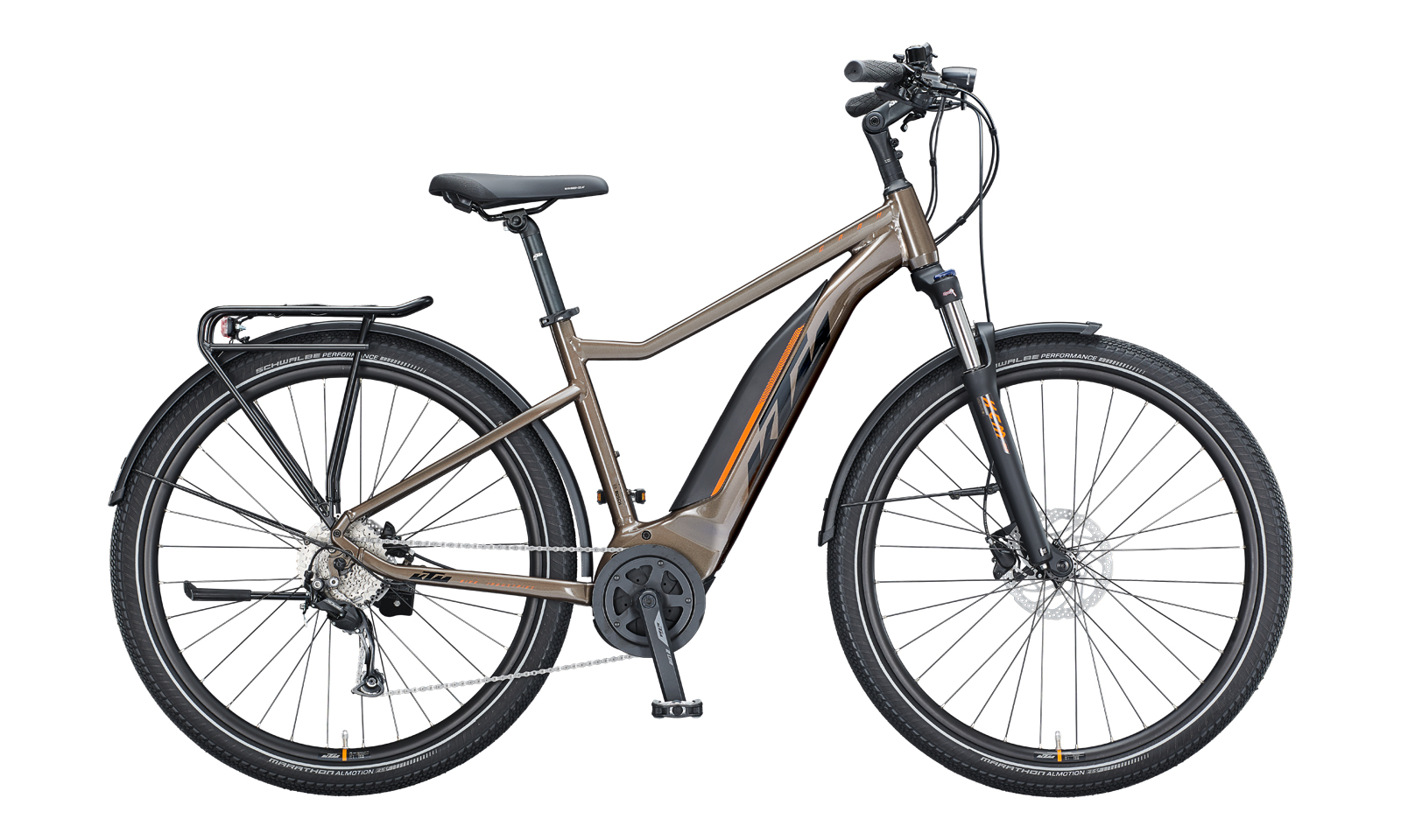 KTM MACINA GRAN P292 Oak ( Black Orange )  2021 - 500Wh 29&quot; -  
