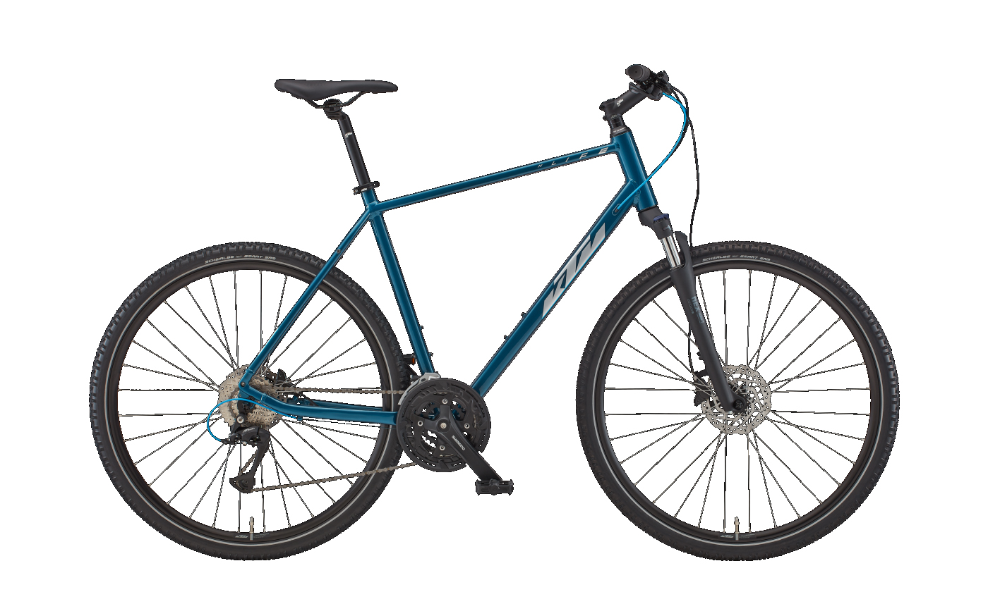 KTM X-LIFE ROAD vital blue (silver+blue) 2022 - 28&quot; Trapez -  