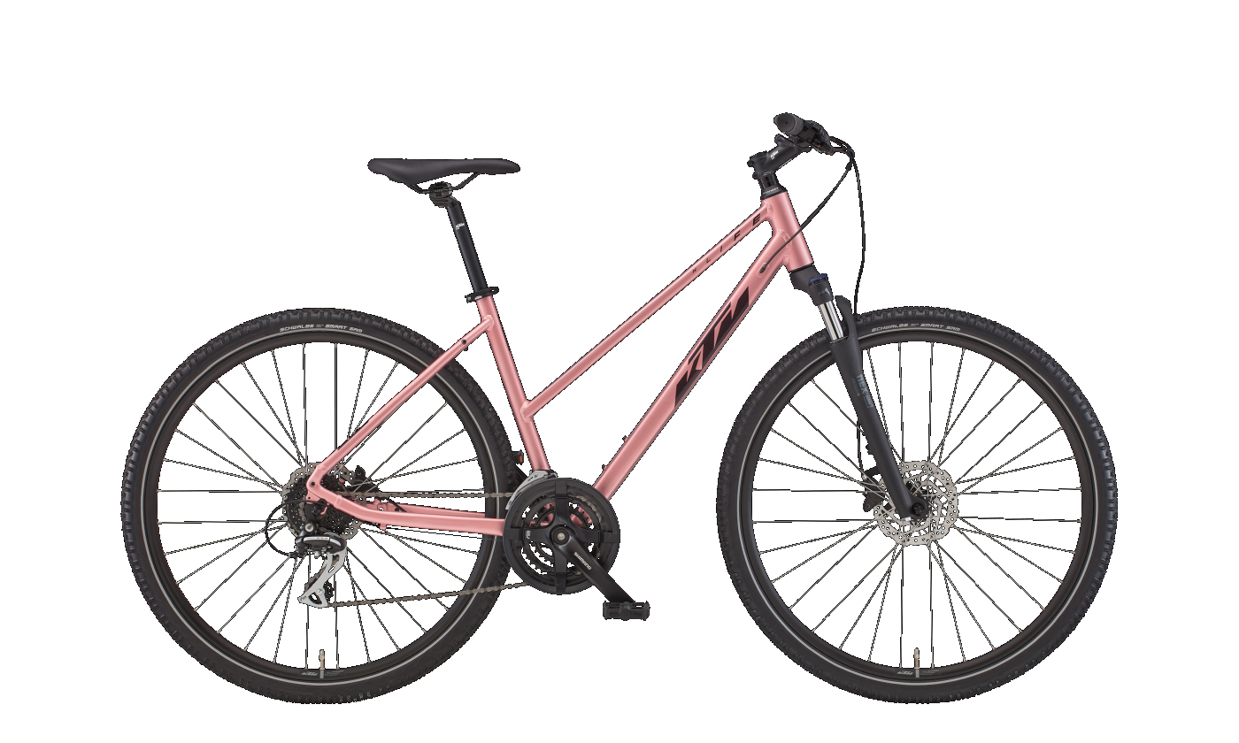 KTM X-LIFE TRACK vintage rose (deepurple+black) 2022 - 28&quot; Trapez -  