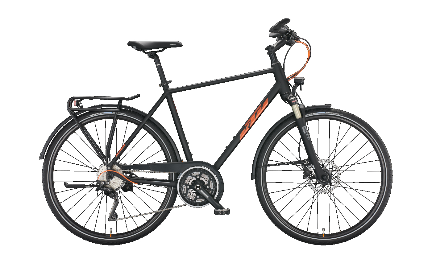 KTM LIFE 1964 black matt (chrome orange) 2022 - 28&quot; Diamant -  56
