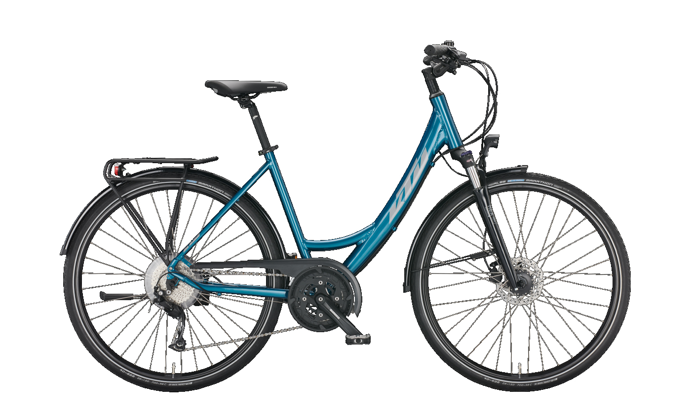 KTM LIFE SPACE vital blue (dark grey) 2022 - 28&quot; Trapez -  