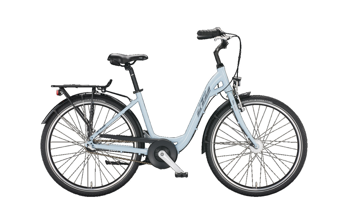 KTM CITY FUN 26 light sky (grey+coral) 2022 - 26&quot; Wave -  