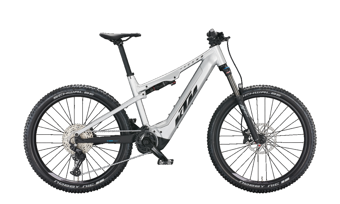 KTM MACINA LYCAN 772 starlight silver (black+blue) 2022 - 27,5&quot; 750 Wh Diamant -  