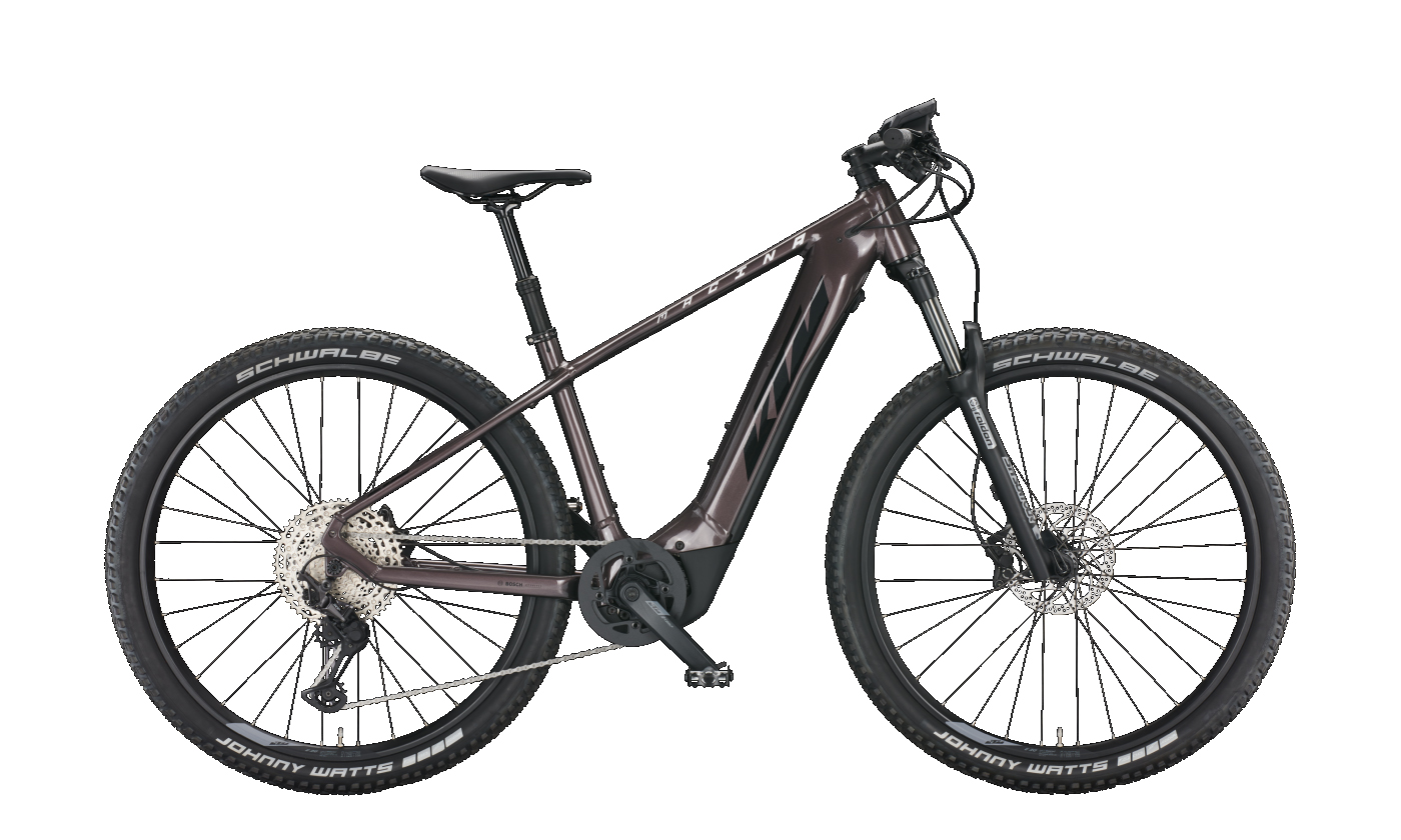 KTM MACINA TEAM 692 GLORIOUS elderberry (black+silver) 2022 - 29&quot; 625 Wh Diamant -  