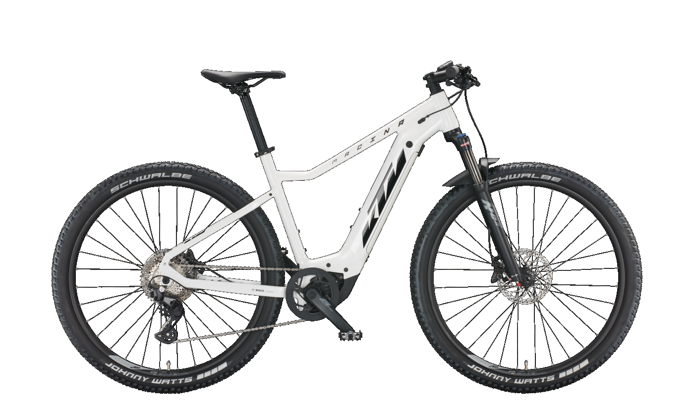 KTM MACINA RACE 591 metallic white (black+orange) 2022 - 29&quot; 500 Wh Diamant -  