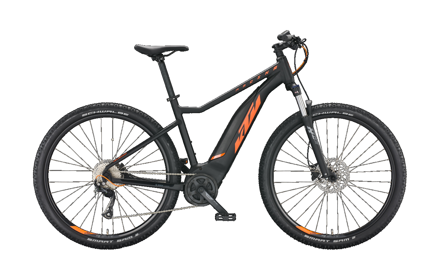 KTM MACINA RIDE 591 LTD black matt (orange) 2022 - 29&quot; 500 Wh Diamant -  