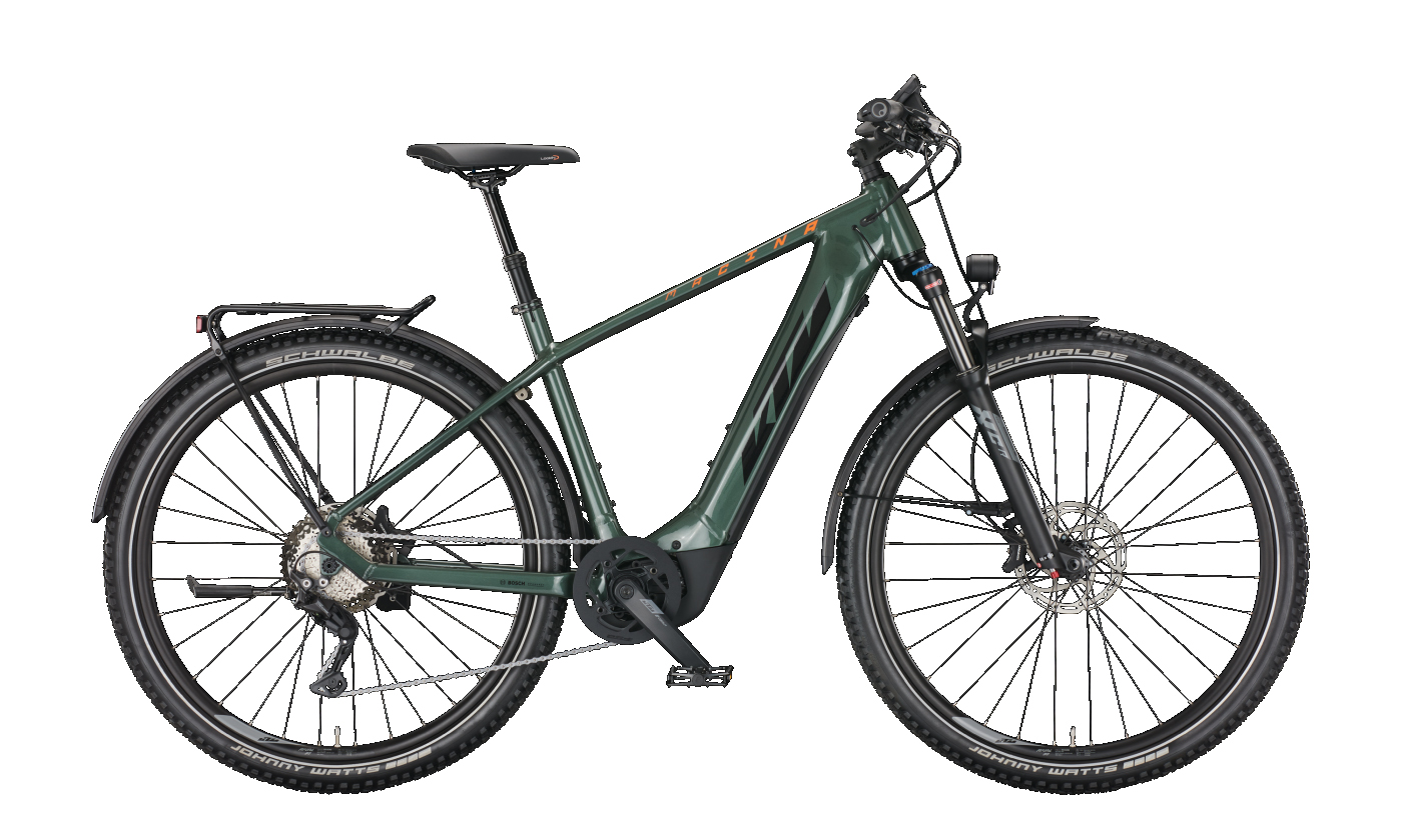 KTM MACINA TEAM 691 LFC moss grey (black+orange) 2022 - 29&quot; 625 Wh Diamant -  