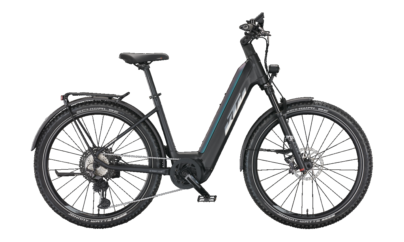 KTM MACINA AERA 771 LFC black matt (greenpurple-flip+chrome orange) 2022 - 27,5&quot; 750 Wh Wave -  
