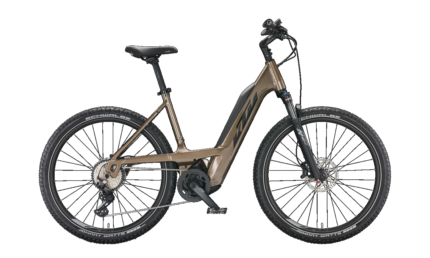 KTM MACINA AERA 671 oak (black+orange) 2022 - 27,5&quot; 625 Wh Wave -  56