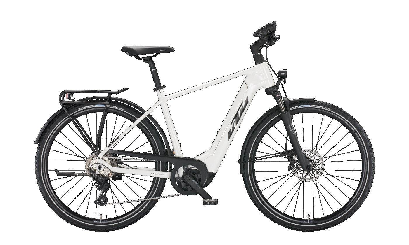 KTM MACINA SPORT 720 metallic white (black+orange) 2022 - 28&quot; 750 Wh Wave -  56
