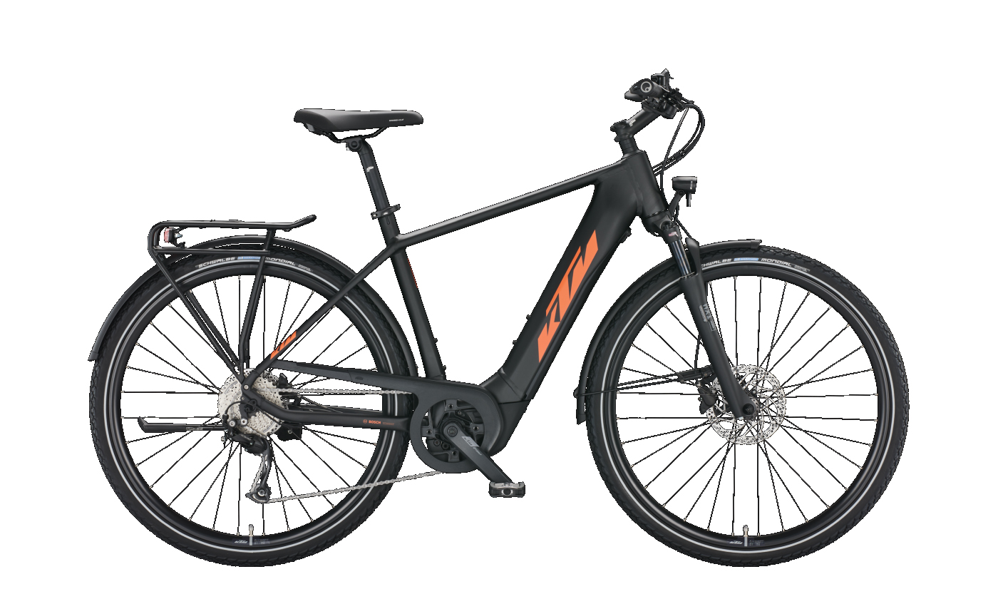 KTM MACINA SPORT 510 black matt (orange+grey) 2022 - 28&quot; 500 Wh Diamant -  