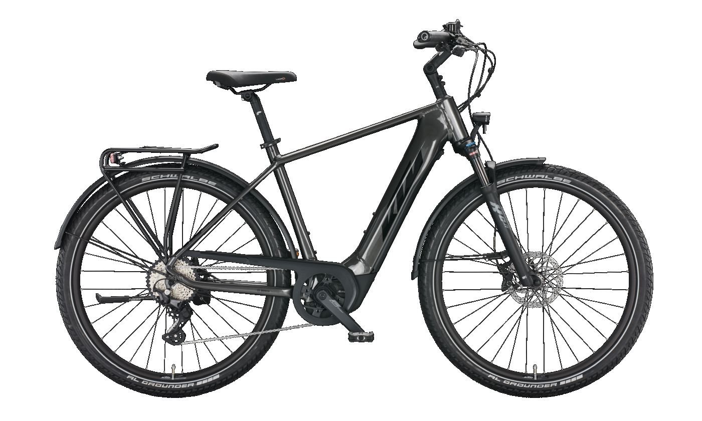 KTM MACINA GRAN 620 machine grey (black+orange) 2022 - 29&quot; 625 Wh Trapez -  