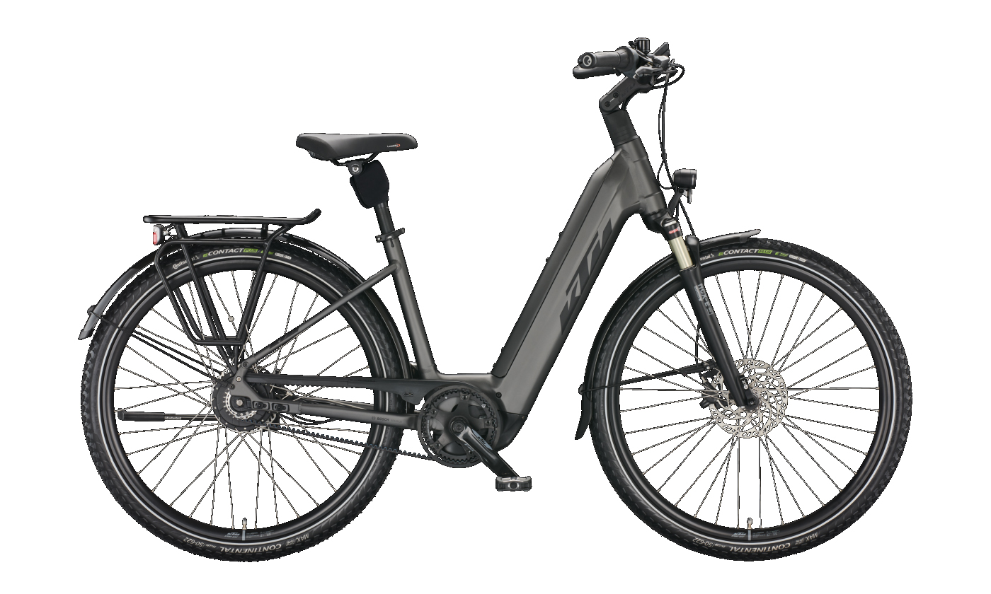 KTM MACINA CITY 710 belt machine grey matt (black+orange) 2022 - 28&quot; 750 Wh Wave -  