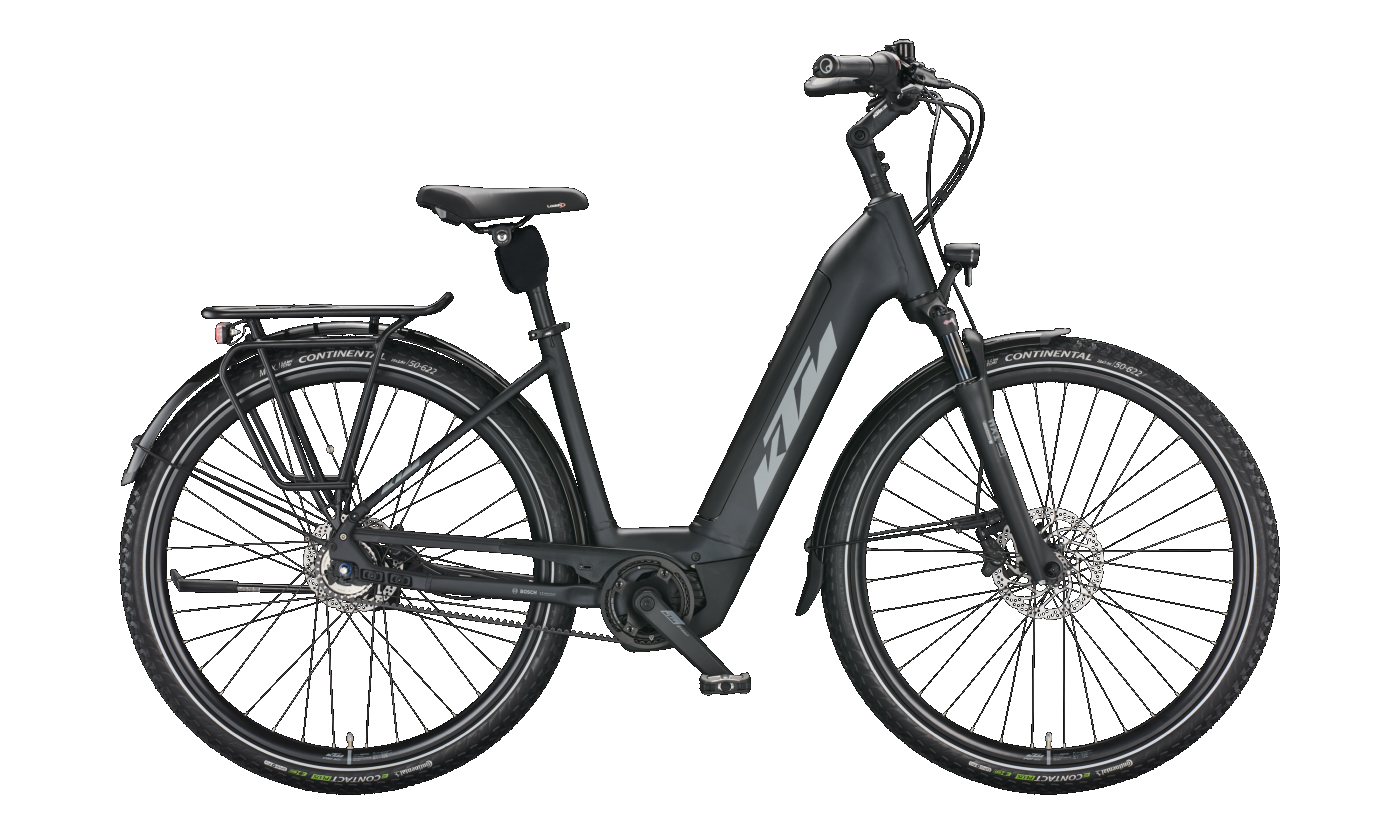 KTM MACINA CITY 610 belt black matt (grey+silver) 2022 - 28&quot; 625 Wh Wave -  