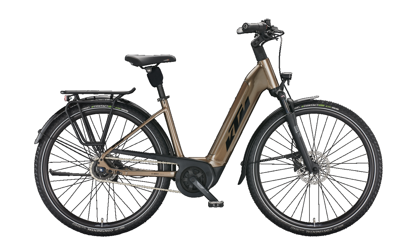 KTM MACINA CITY P610 RT oak (black+orange) 2022 - 28&quot; 625 Wh Wave -  