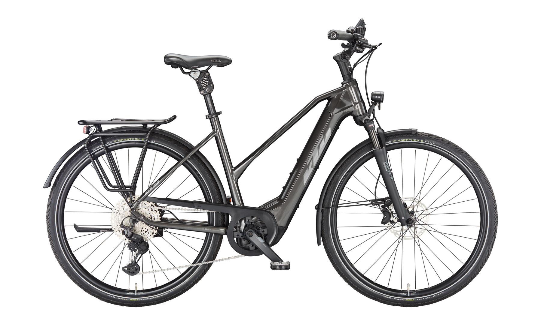 KTM MACINA STYLE XL machine grey (silver+black) 2023 - 28&quot; 750 Wh Trapez -  51