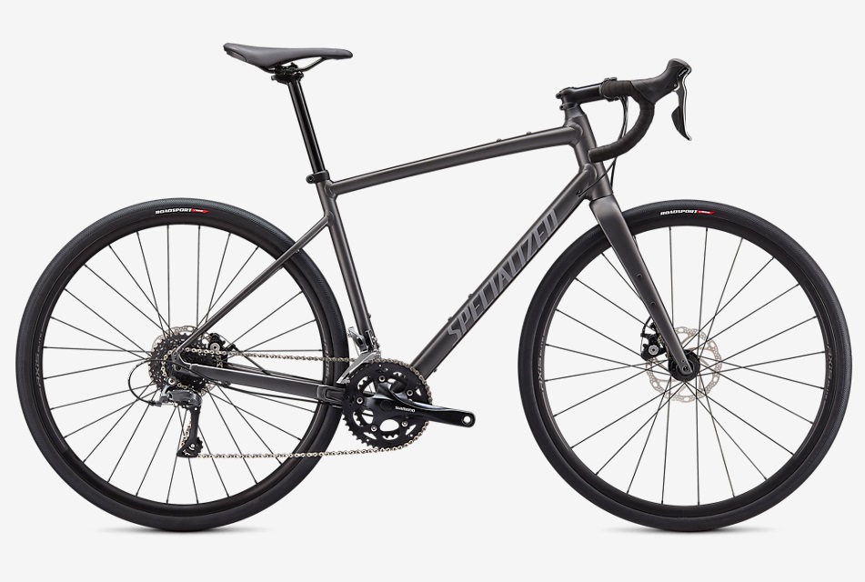 Specialized Diverge Base E5 Satin Smoke / Cool Grey / Chrome  2021 - 28&quot; -  