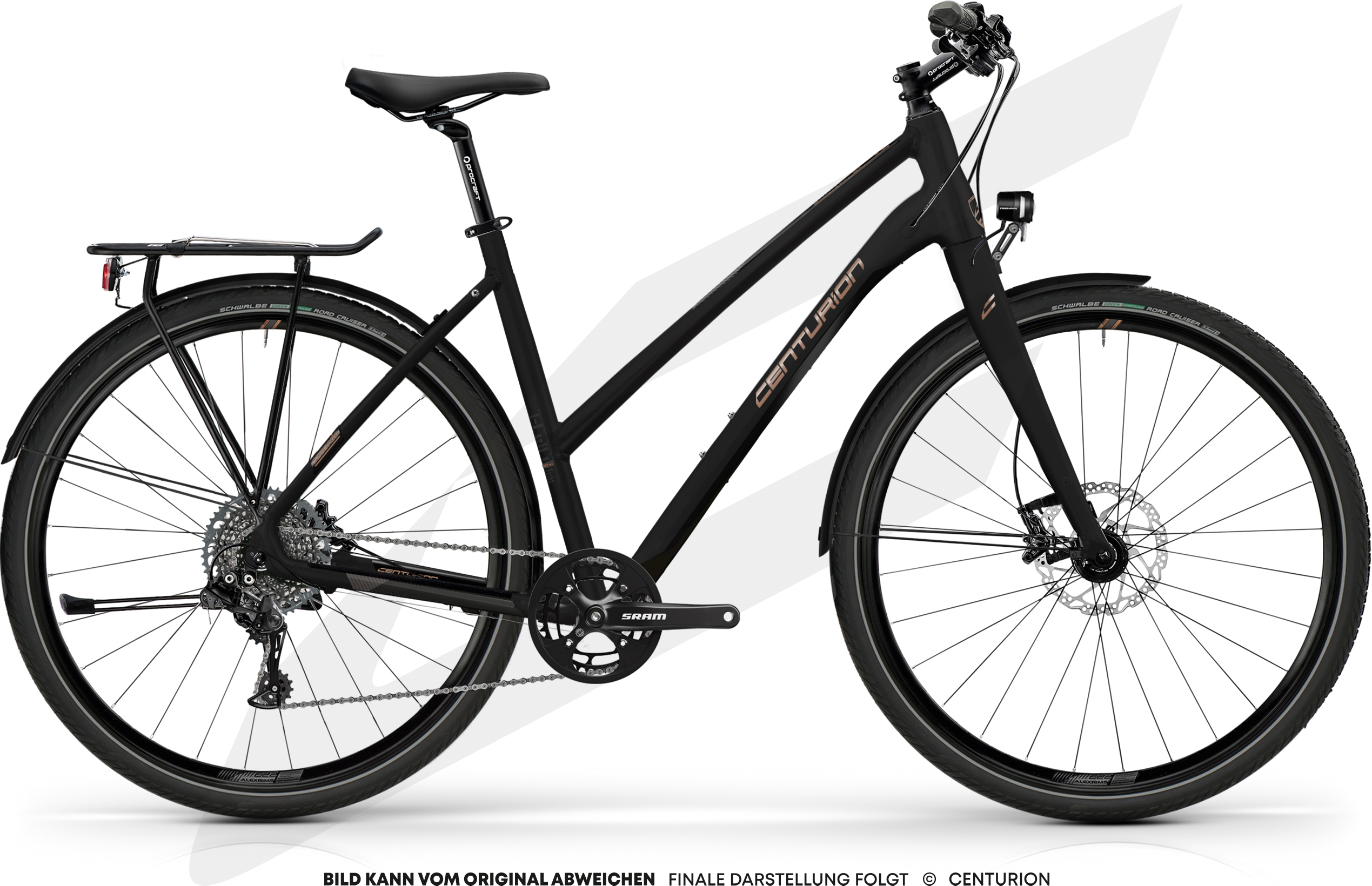 Centurion Accordo 2000 EQ Tour mattschwarz 2022 - 28&quot; Trapez -  