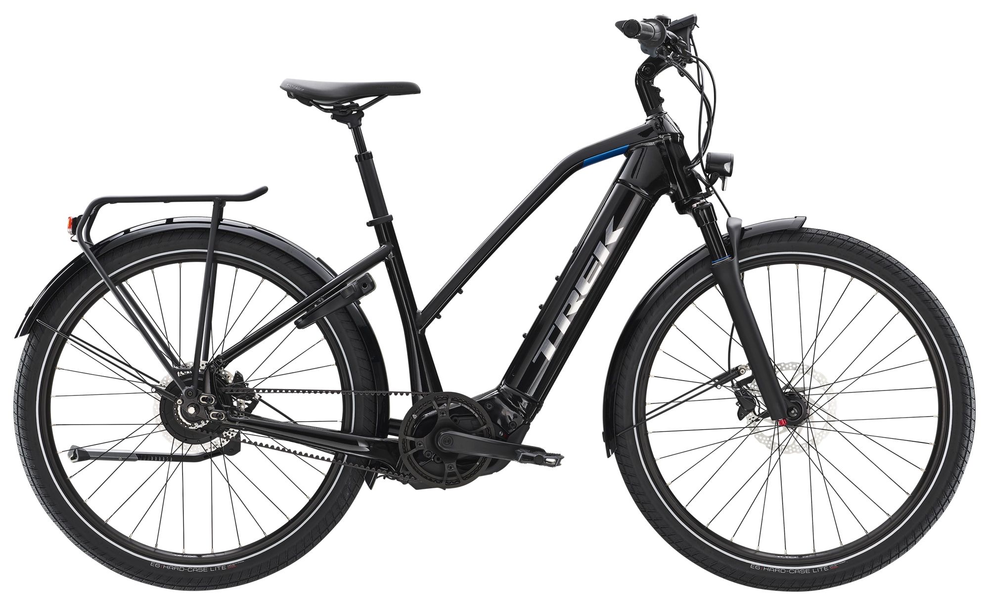 Trek Allant+ 9 Stagger Trek Black/Alpine Blue 2022 - 27,5&quot; 625 Wh Trapez -  