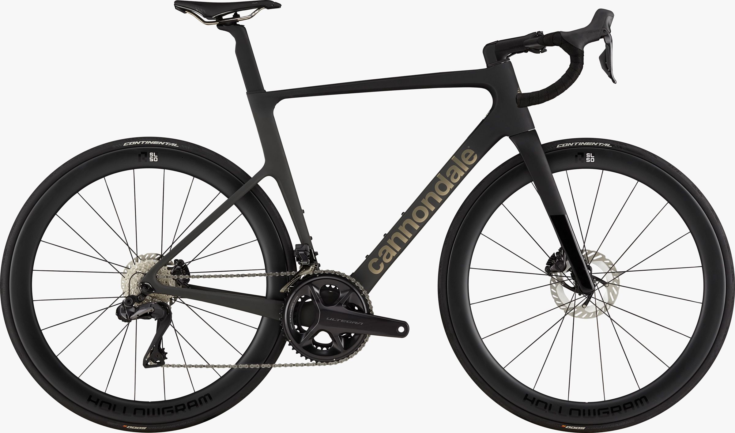 Cannondale SuperSix EVO Hi-MOD 2 Matte Black 2023 - 28&quot; Diamant Freilauf -  