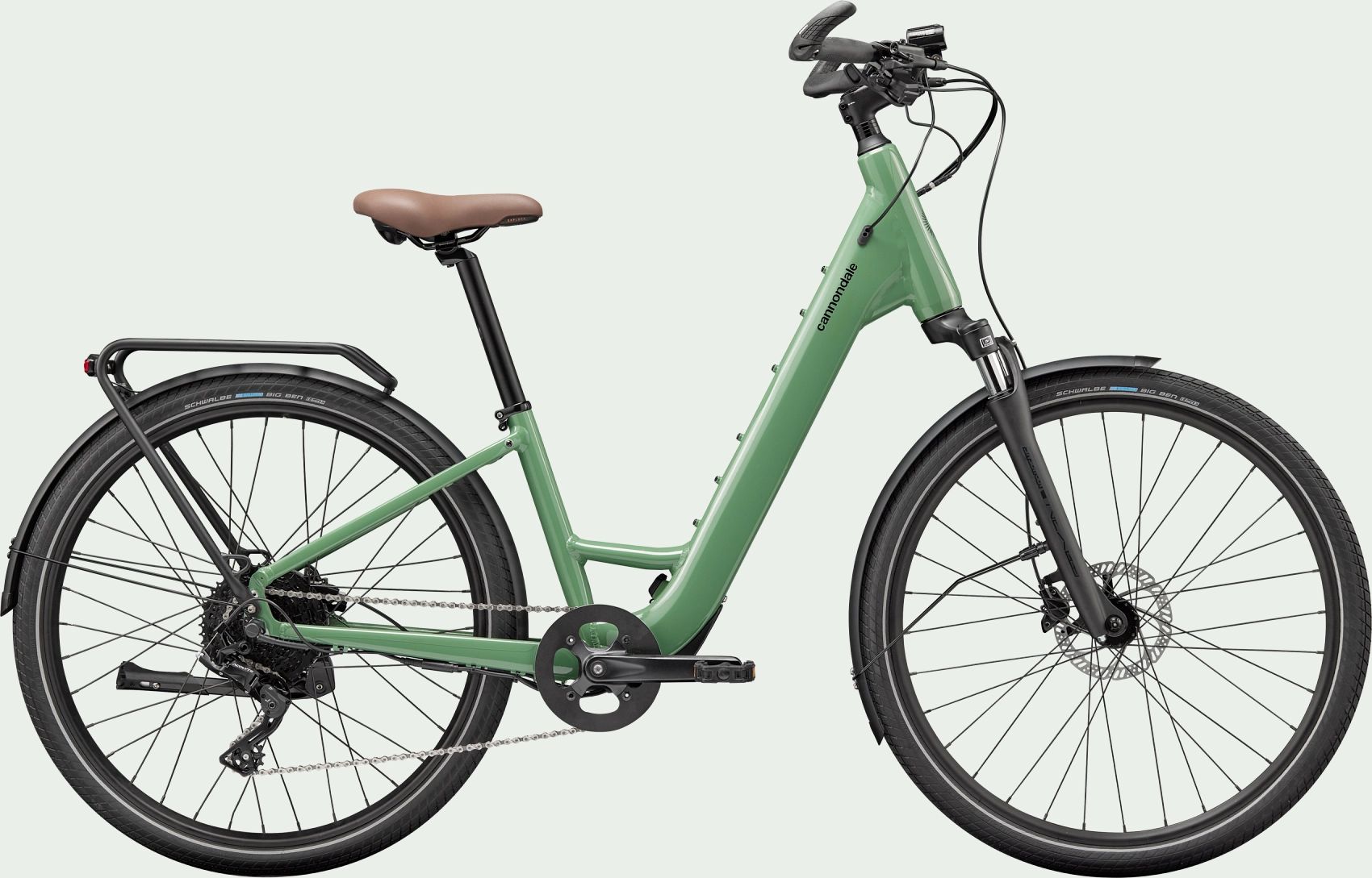 Cannondale Mavaro Neo SL 1 Step Thru Jade 2024 - 27,5&quot; 360 Wh Wave -  