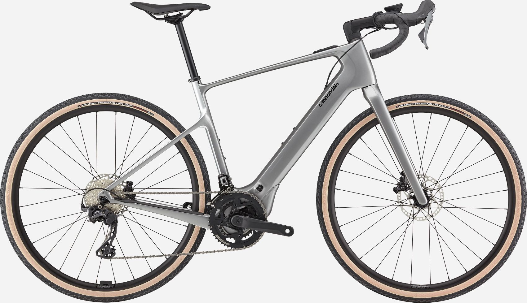 Cannondale Synapse Neo AllRoad 2 Grey 2024 - 28&quot; 400 Wh Diamant -  