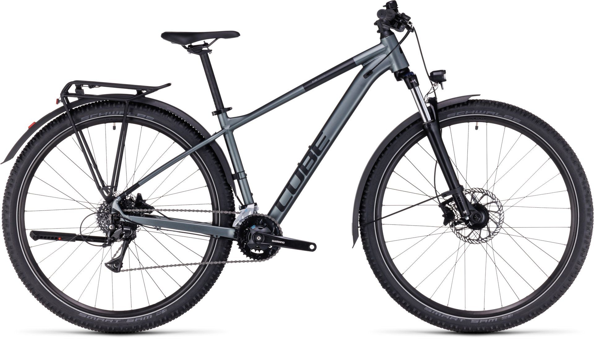 Cube Aim Race Allroad flashgrey´n´black 2024 - 29&quot; Diamant -  