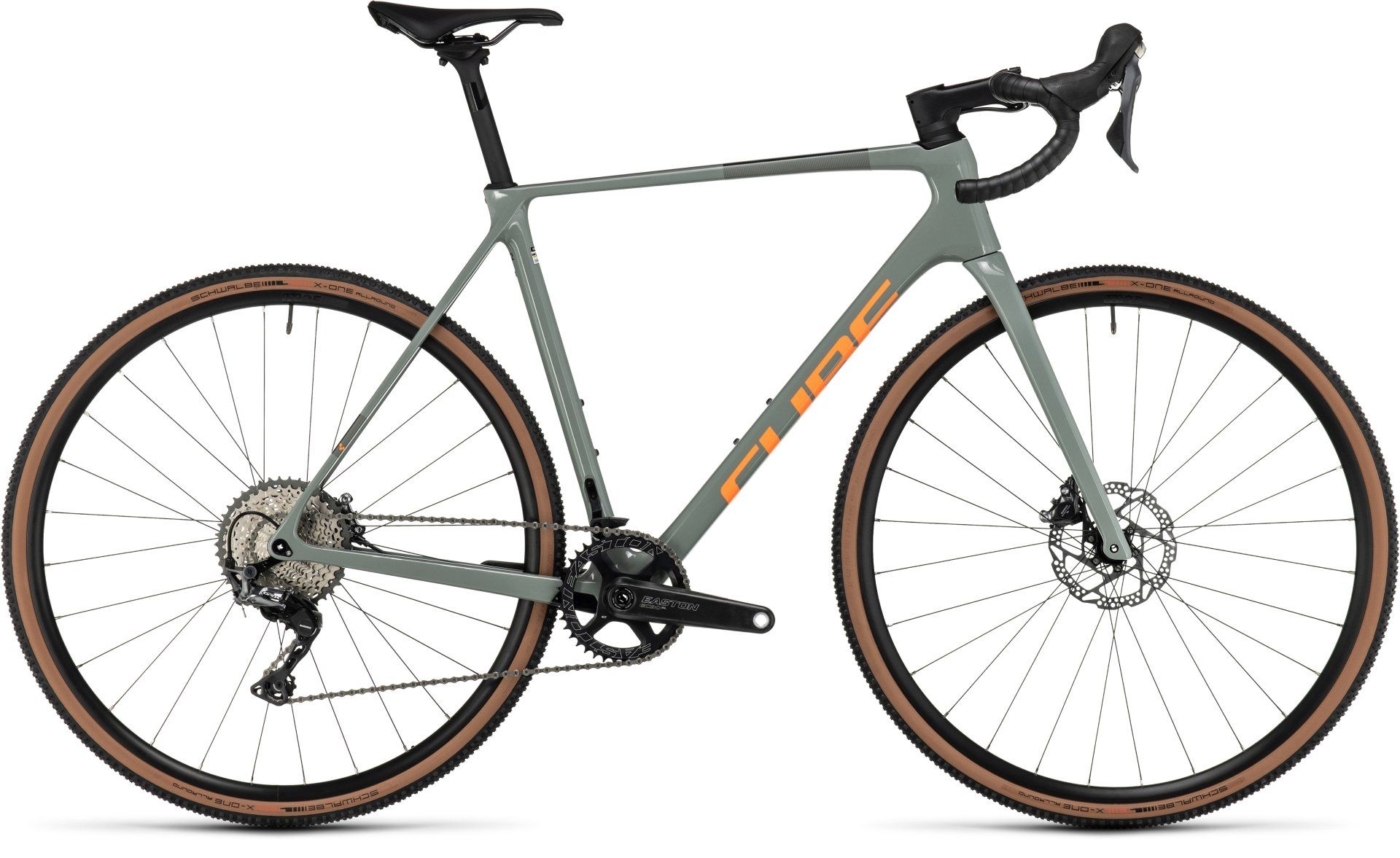 Cube Cross Race C:62 Pro swampgrey´n´orange 2024 - 28&quot; Diamant -  