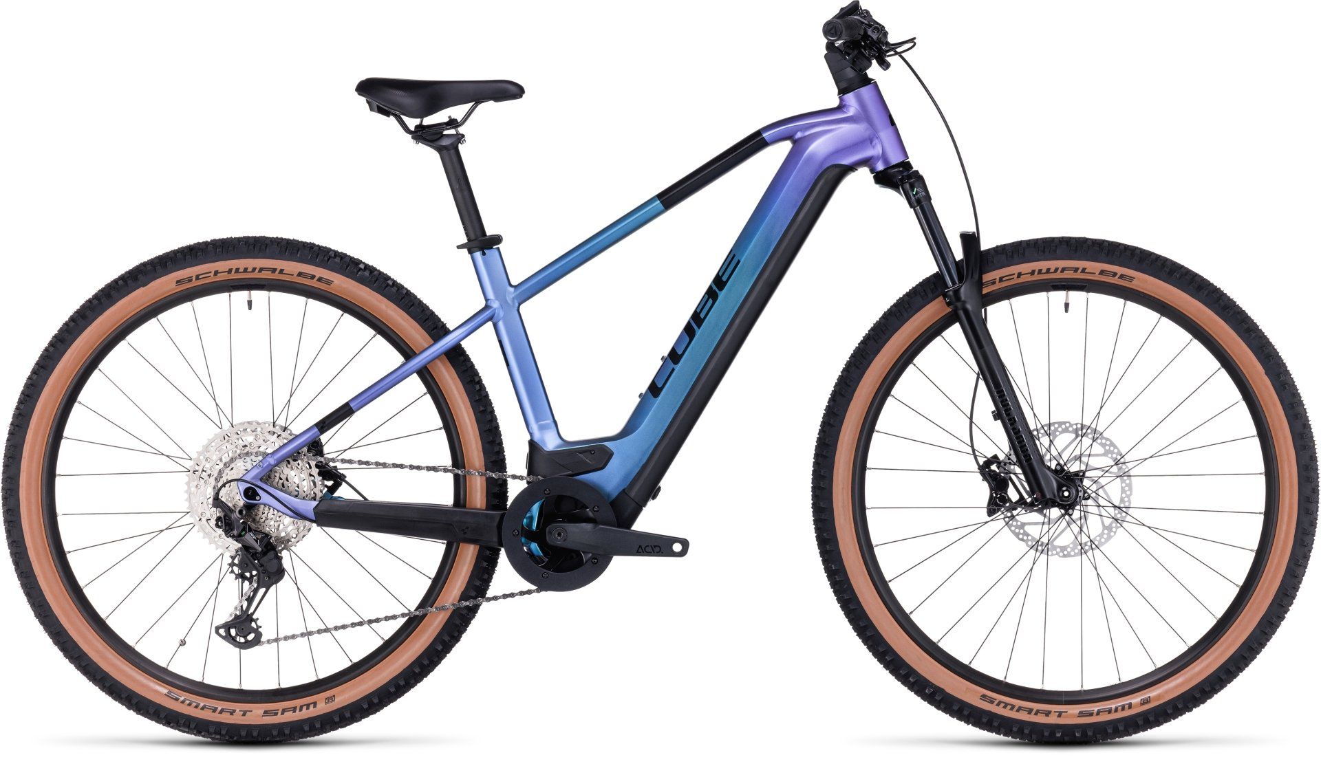 Cube Reaction Hybrid Race 750 switchblue´n´black 2024 - 27,5&quot; 750 Wh Diamant -  