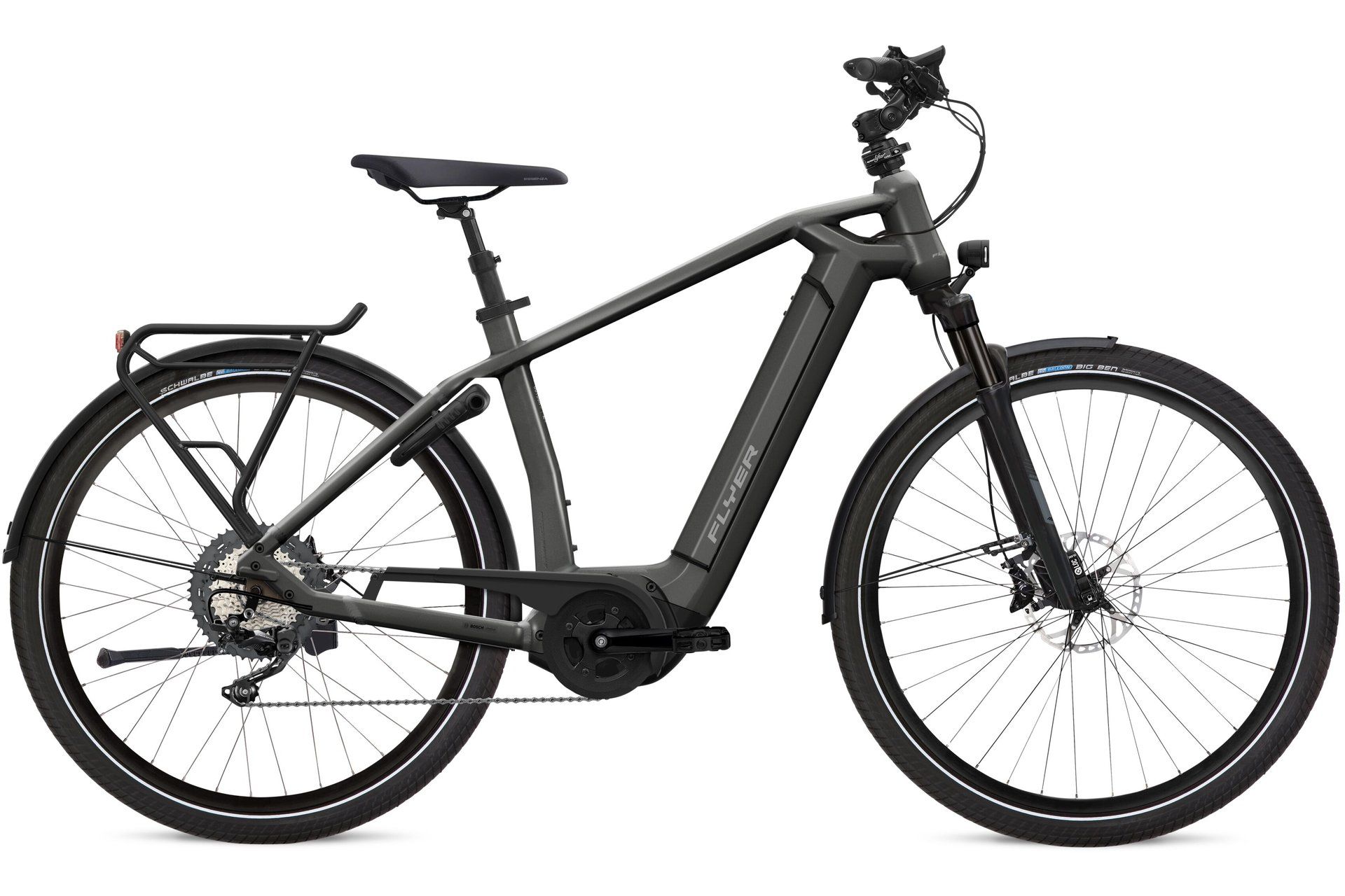 Flyer Gotour6 7.10 Anthracite Gloss 2022 - Unisex-28&quot; -  