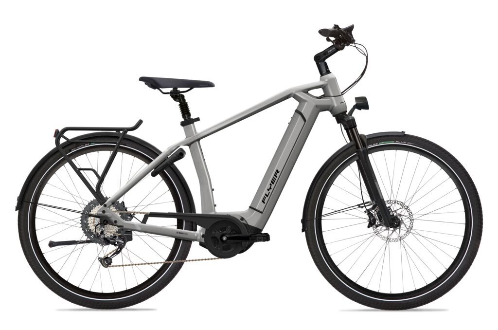 Flyer Gotour6 7.10 Cast Silver Gloss 2022 - Herren-28&quot; -  