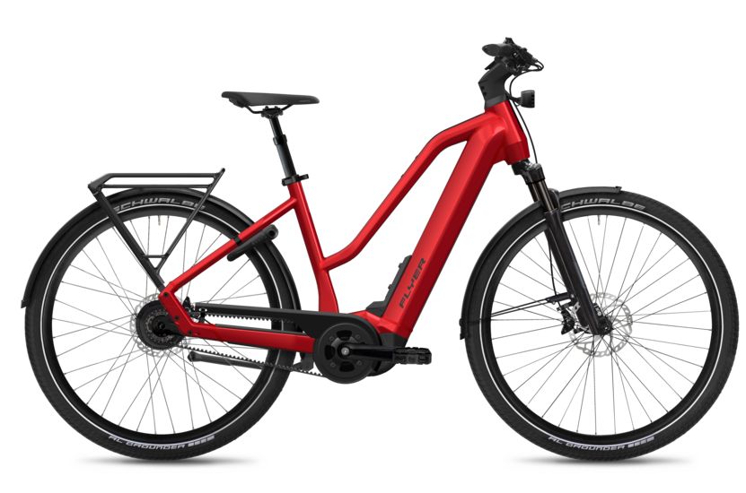 Flyer Upstreet 7.43R Mercury Red Gloss 2023 - 29&quot; 630 Wh Trapez -  