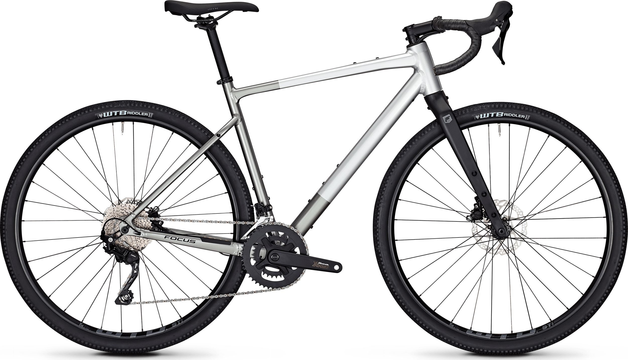 Focus ATLAS 6.7 Nepalsilver glossy / Steelgrey glossy 2024 - 28&quot; Diamant -  