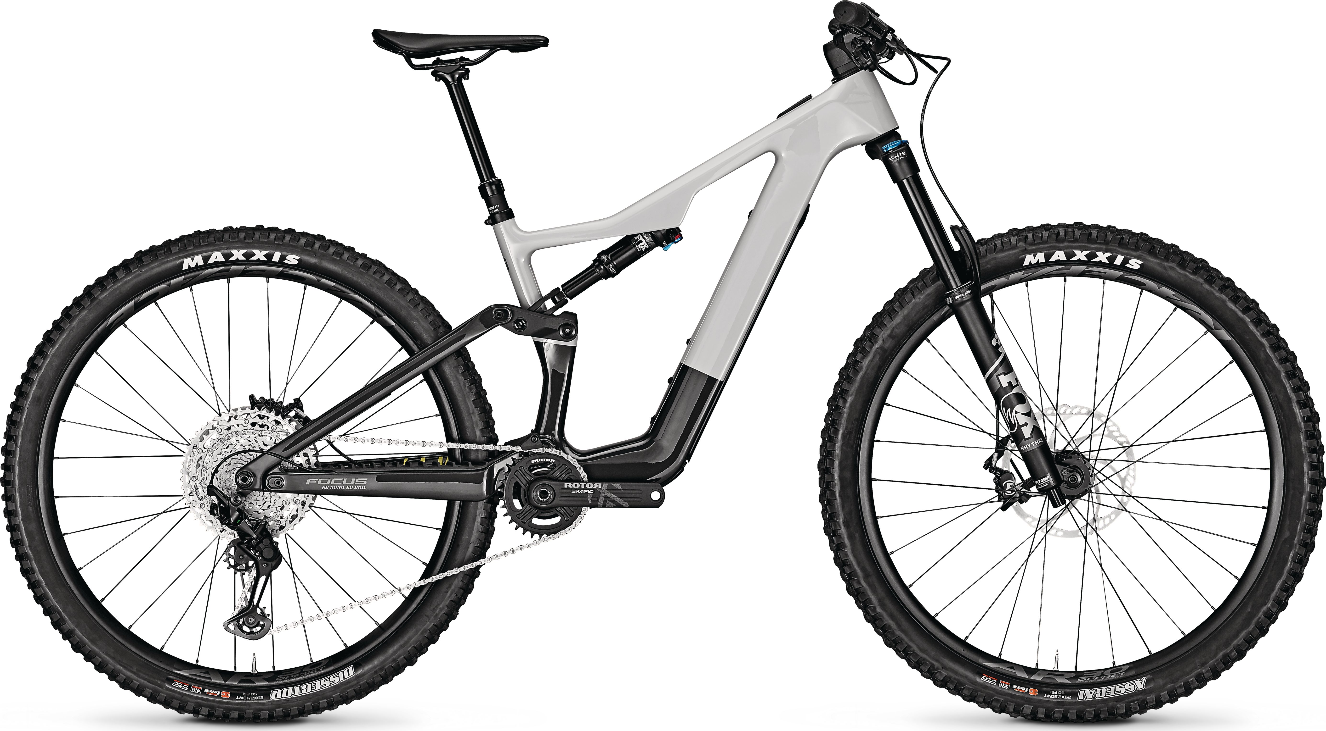 Focus JAM² SL 8.8 Lightgrey glossy / Carbon raw glossy 2024 - 29&quot; 625 Wh Diamant -  L