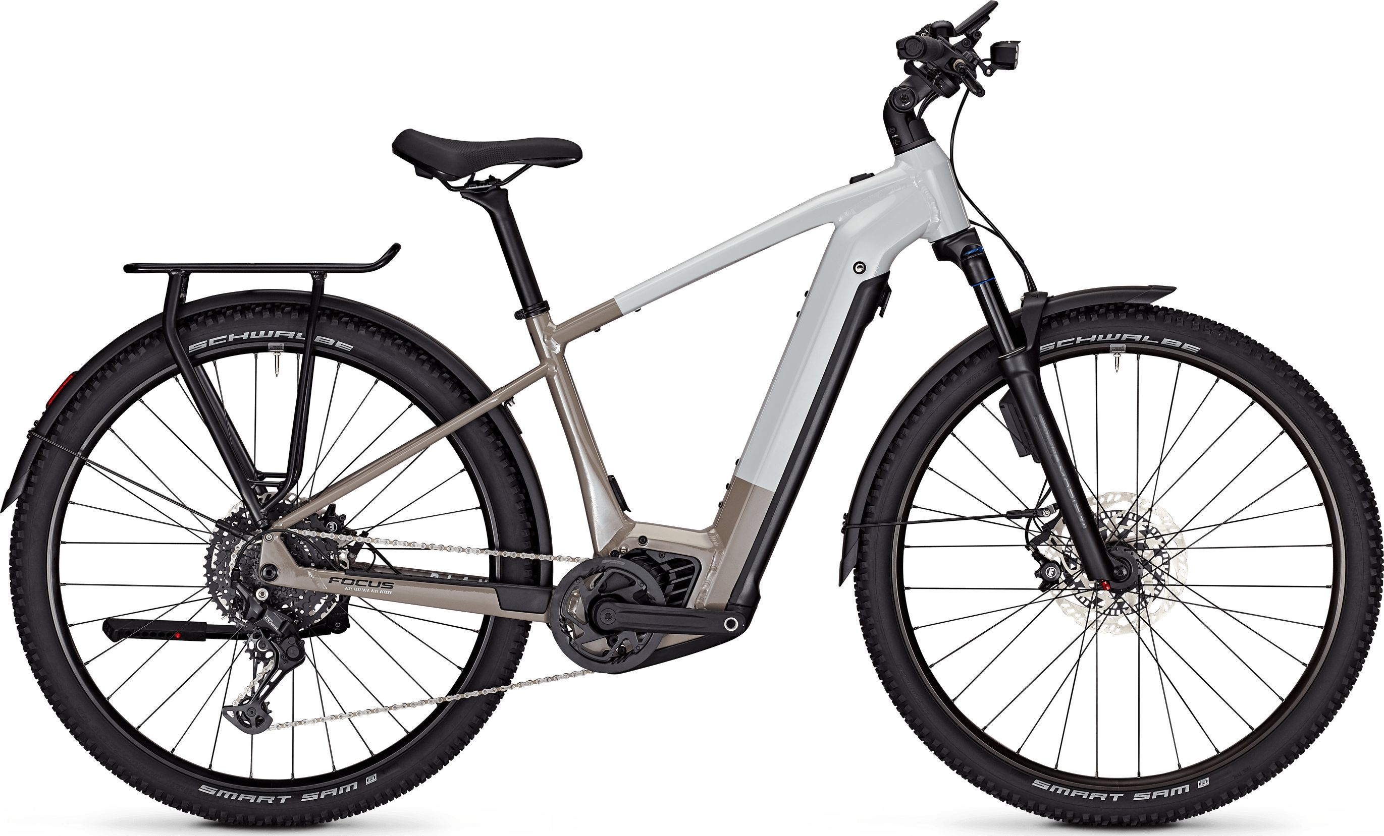 Focus Planet² 6.8 ABS Lightgrey glossy / Moonstonegrey glossy 2024 - 29&quot; 625 Wh Diamant -  