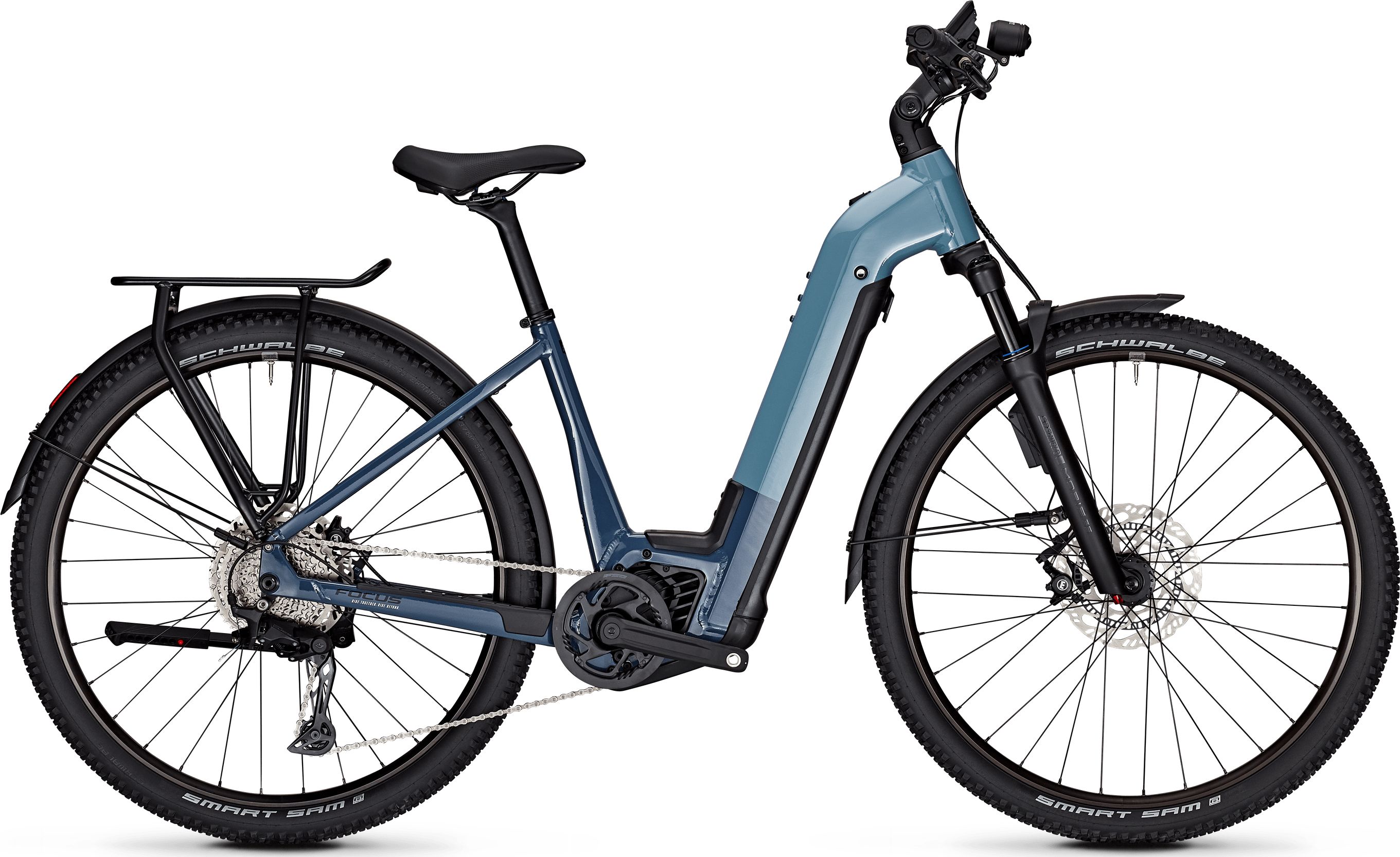 Focus Planet² 6.9 ABS Heritageblue glossy / Stoneblue glossy 2024 - 29&quot; 750 Wh Wave -  