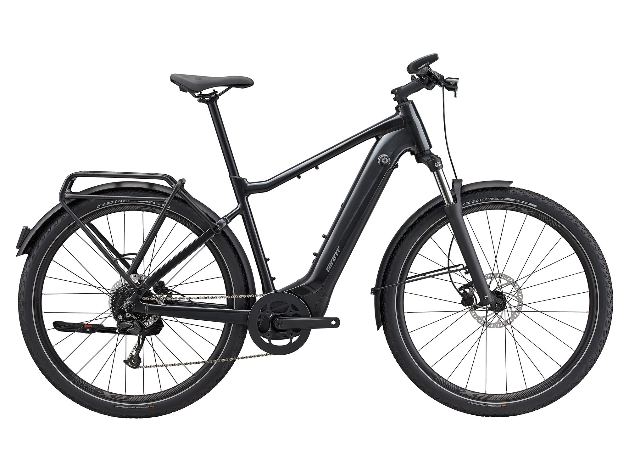 Giant Explore E+ 2 gunmetal black / black gloss-matt 2024 - 28&quot; 625 Wh Diamant -  