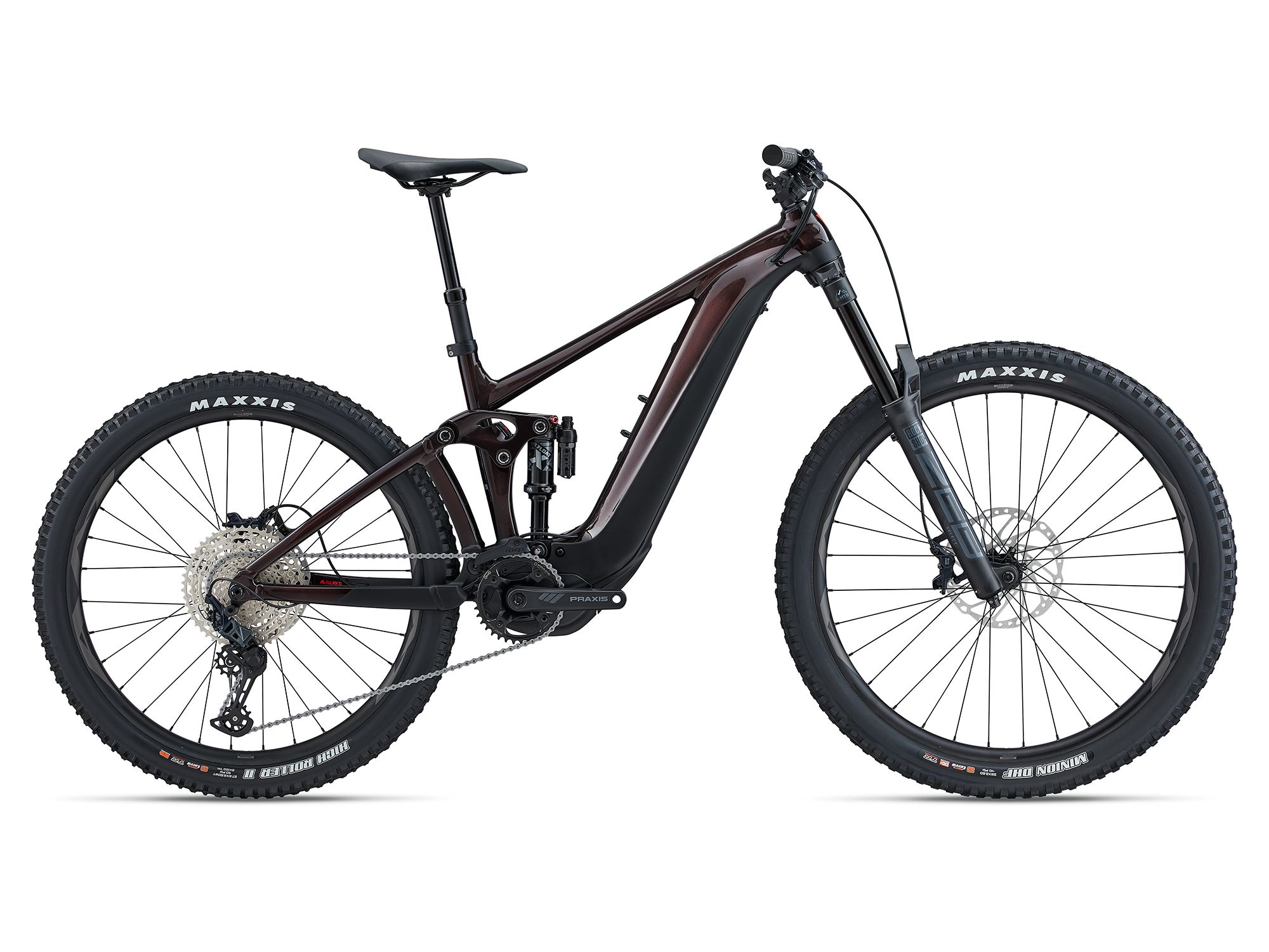 Giant Reign E+ 2 cordovan / black gloss-matt 2024 - 27.5&quot; 800 Wh Diamant -  M