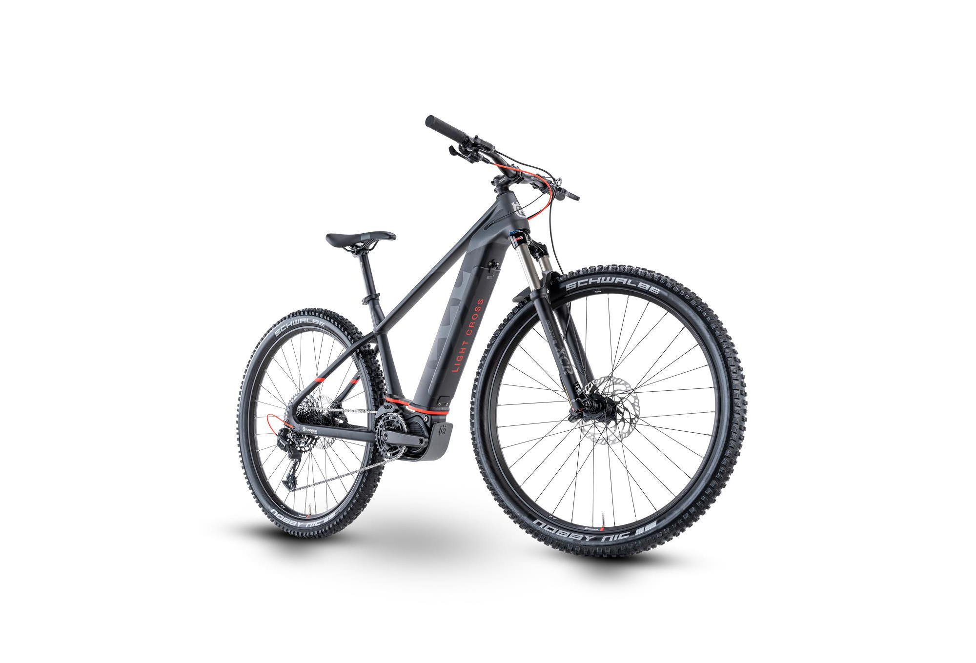 Husqvarna Light Cross 6 Anthracite / Black / Red Matt  2021 - 630Wh 29&quot; -  