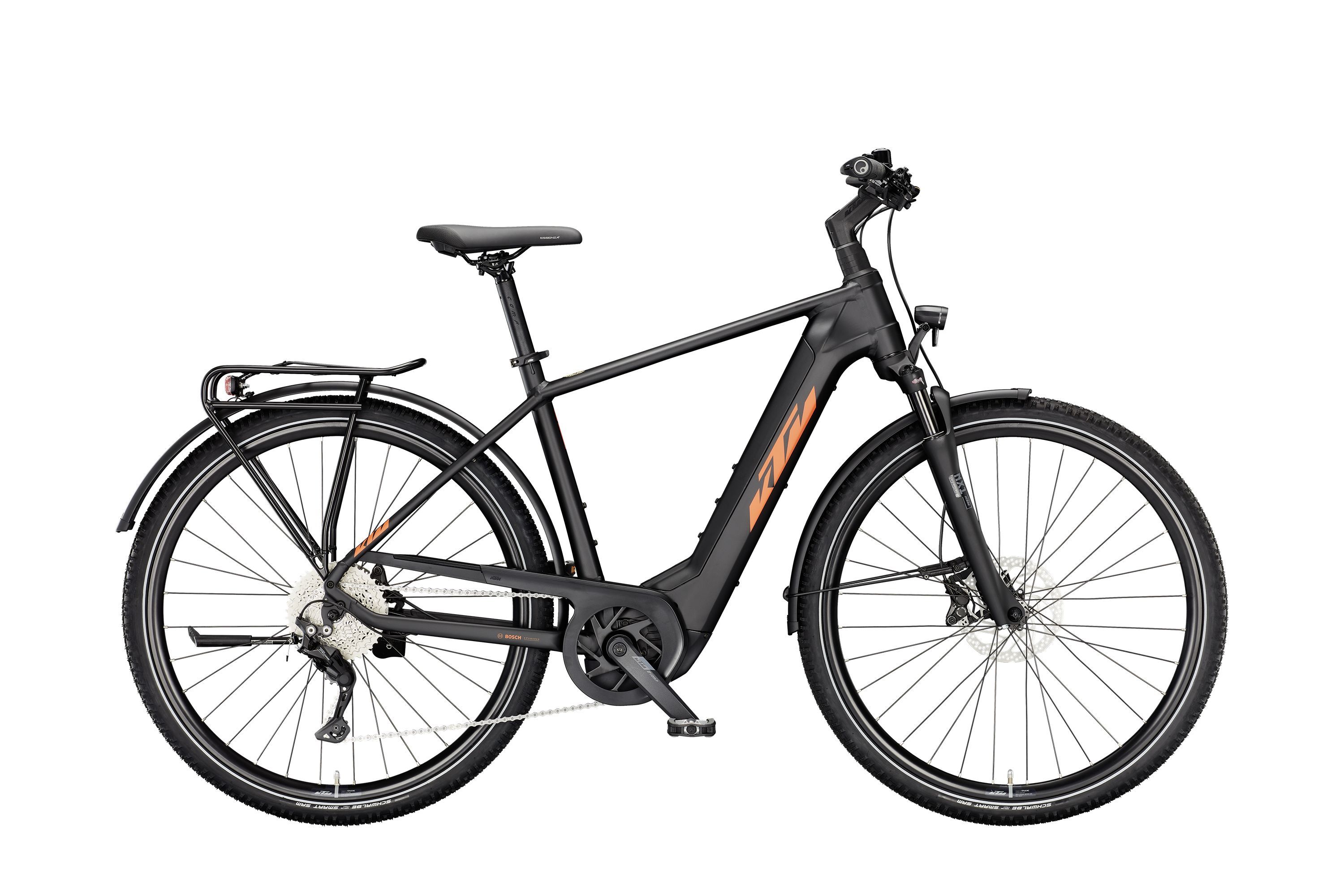 KTM MACINA SPORT CX750 LTD64 black matt (orange+white) 2024 - 28&quot; 750 Wh Trapez -  