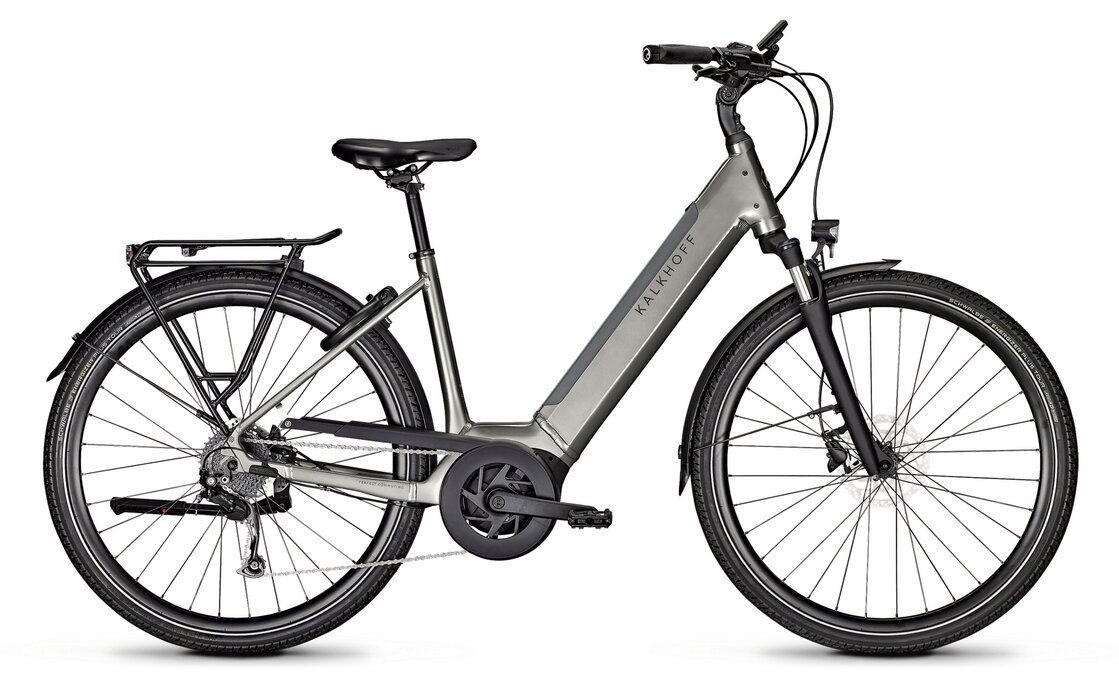 Kalkhoff ENDEAVOUR 3.B MOVE jetgrey matt 2023 - 28&quot; 625 Wh Wave -  L