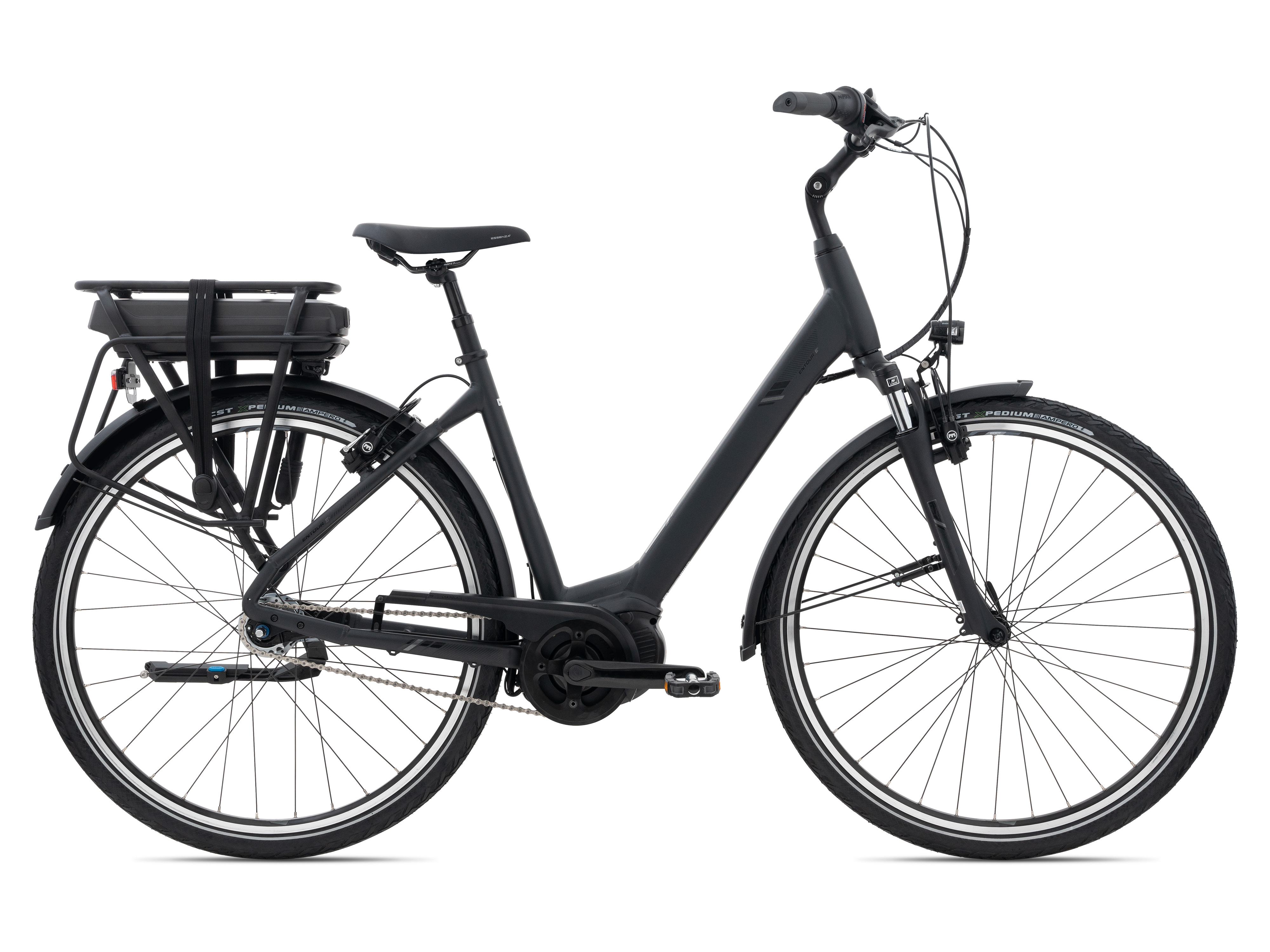 Giant Entour E+ 1 RT metallic black 2022 - 28&quot; 400 Wh Wave Rücktrittbremse -  