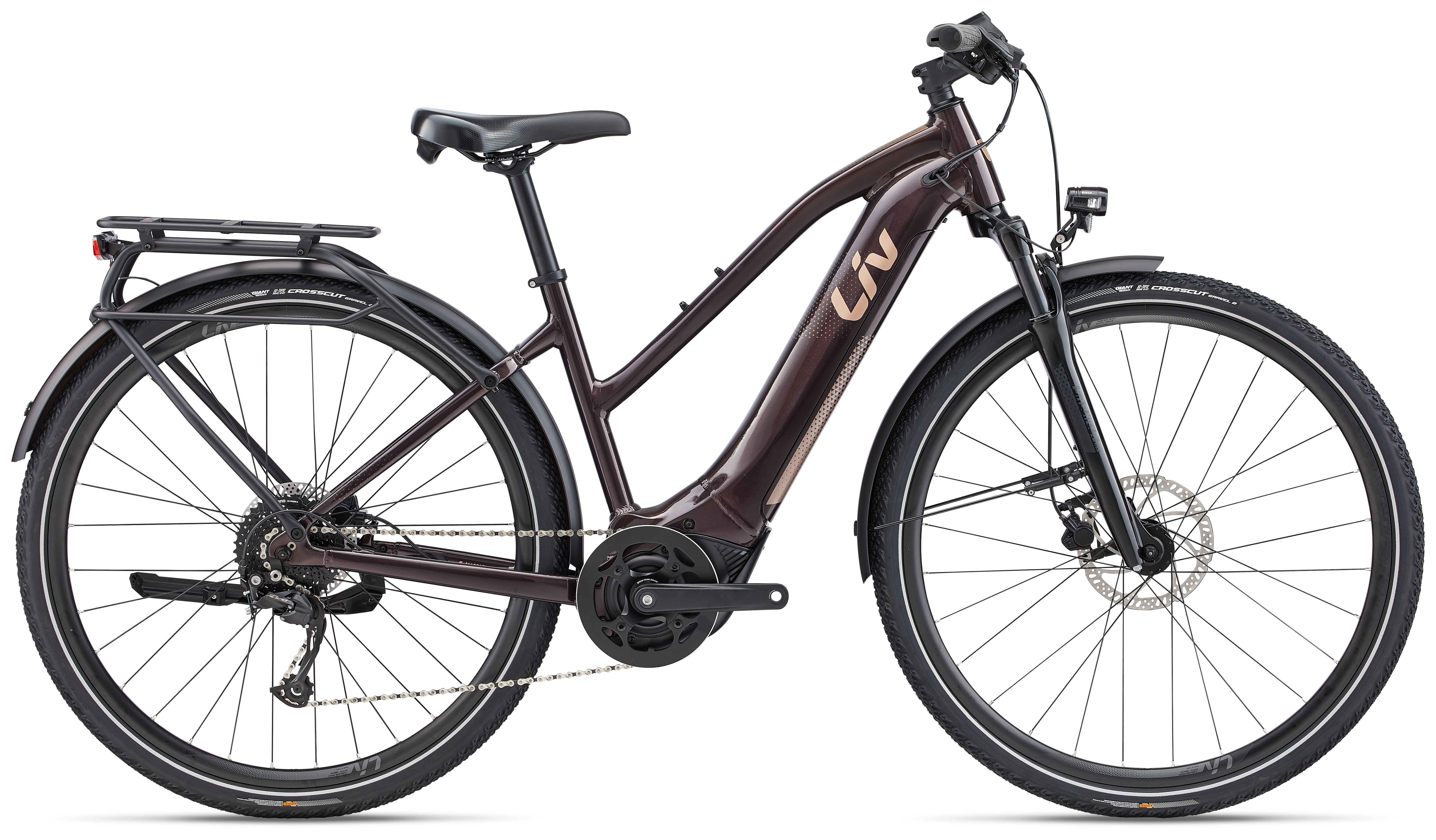 Liv Amiti-E+ 2 rosewood 2022 - 28&quot; 500 Wh Trapez -  