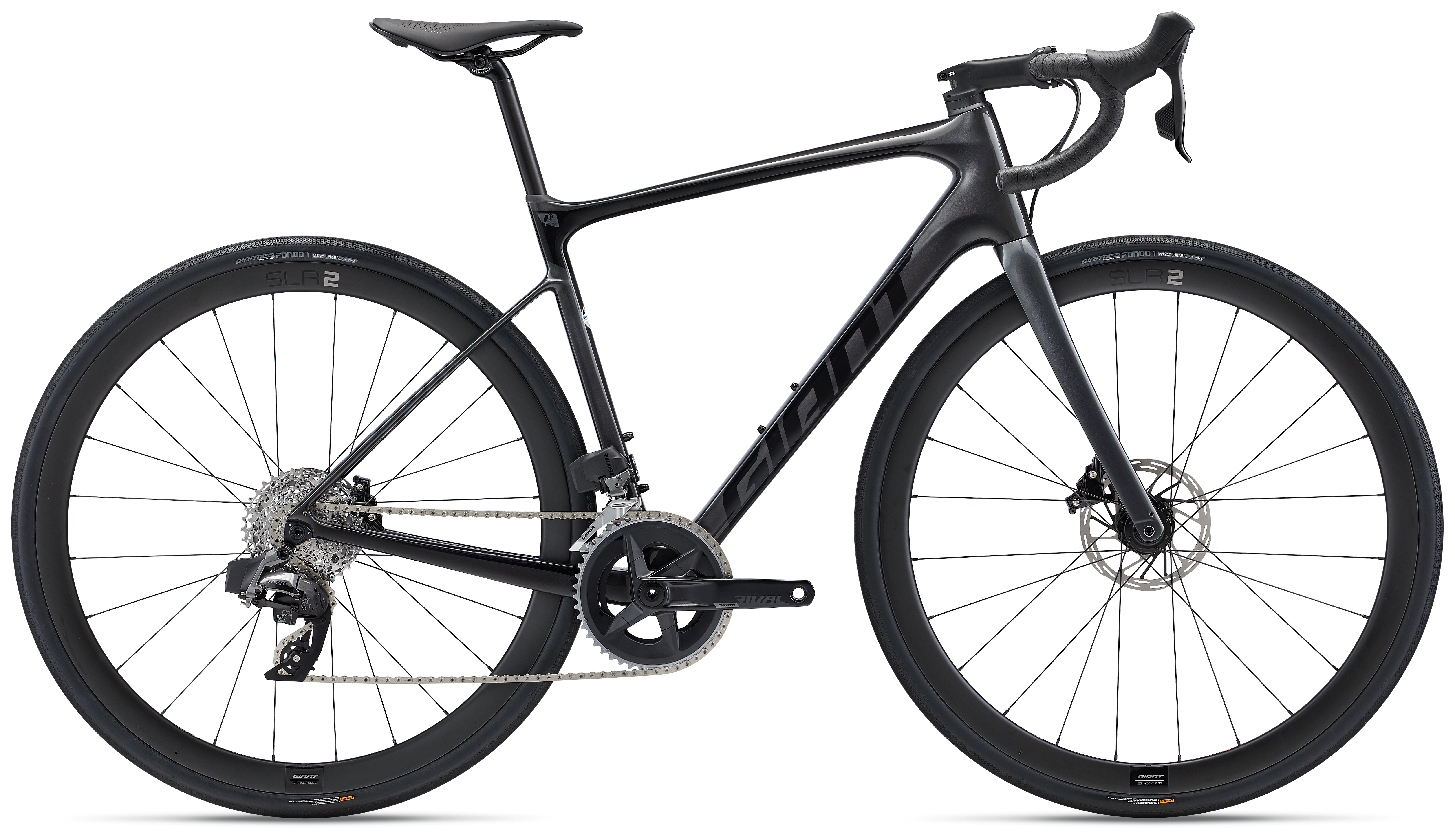 Giant Defy Advanced Pro 2 black chrome / black 2022 - 28&quot; Diamant -  46