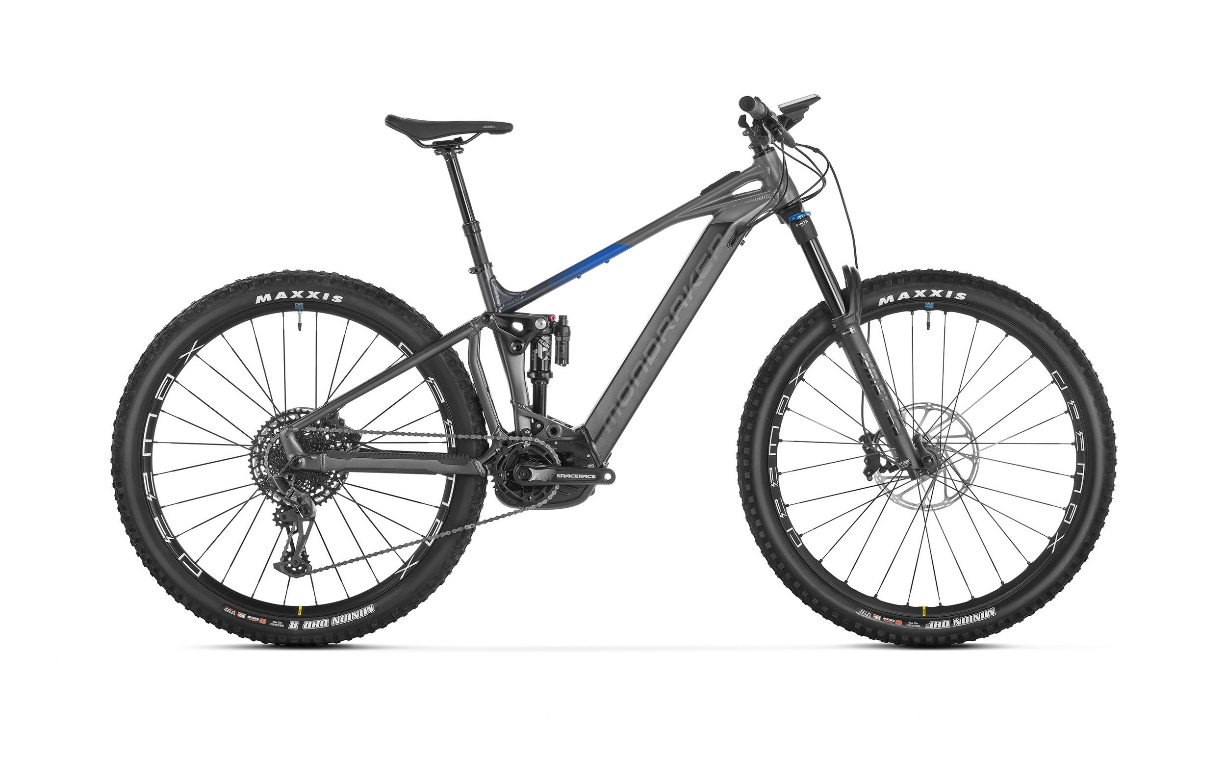 Mondraker CRAFTY R Grau/Blau 2024 - 29&quot; 750 Wh Diamant Freilauf -  